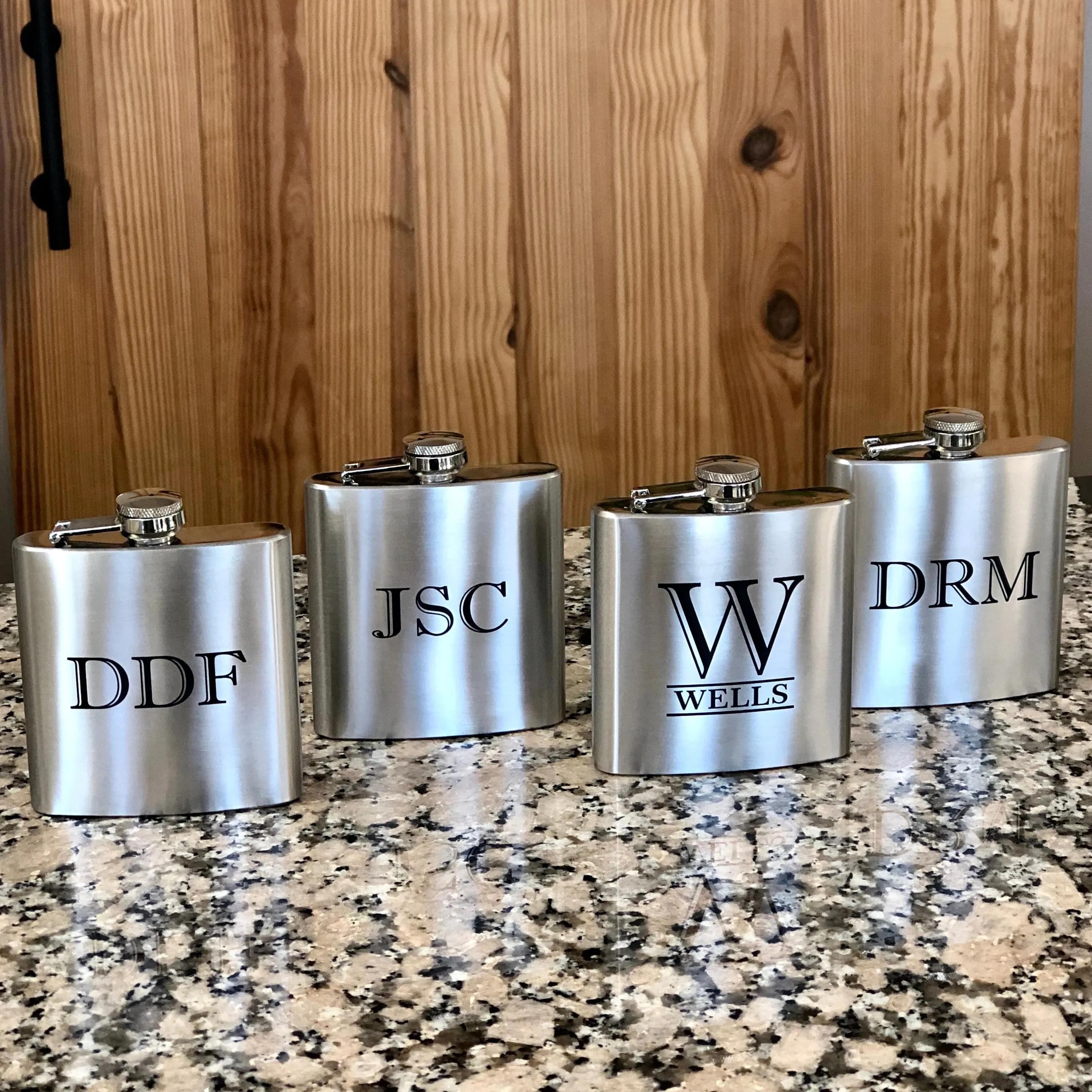 Stainless Steel Personalized Flask