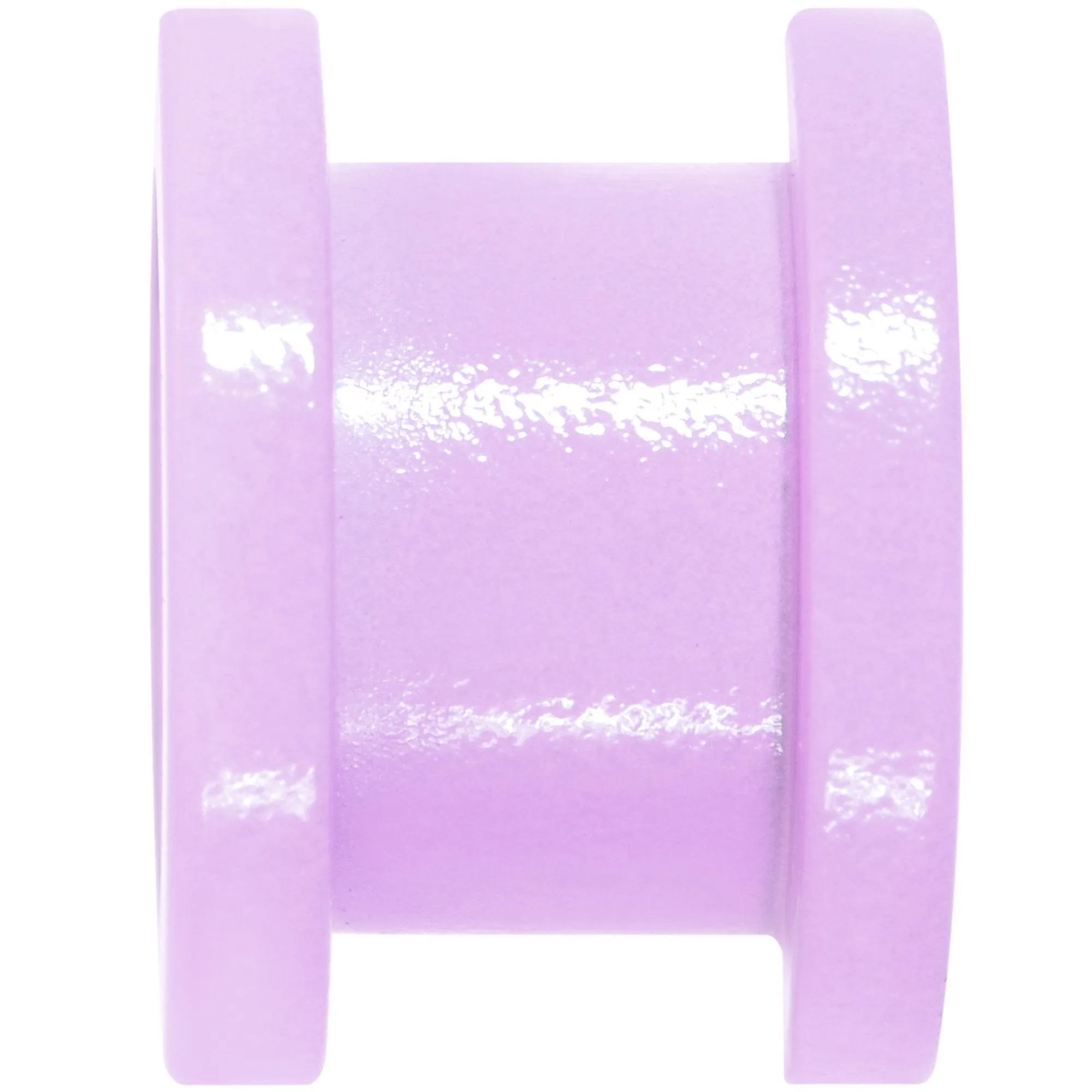 Sweet Pastel Purple Screw Fit Tunnel Plug Set 16 Gauge to 19mm