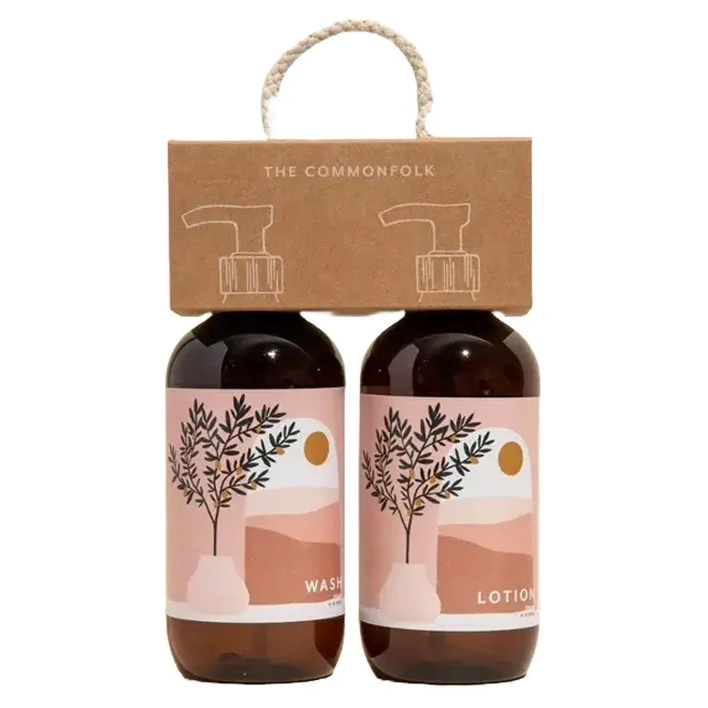 The Commonfolk Collective - 'The Lemon Tree' Wash & Lotion Kit (2x500ML)