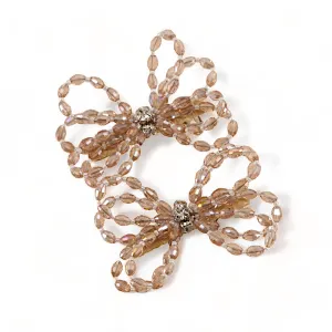 The Designer Darlene Crystal Bow Hair Clip Set