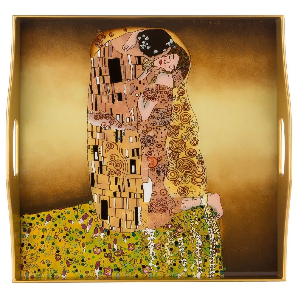 The Kiss Eglimose Reverse Glass Square Tray