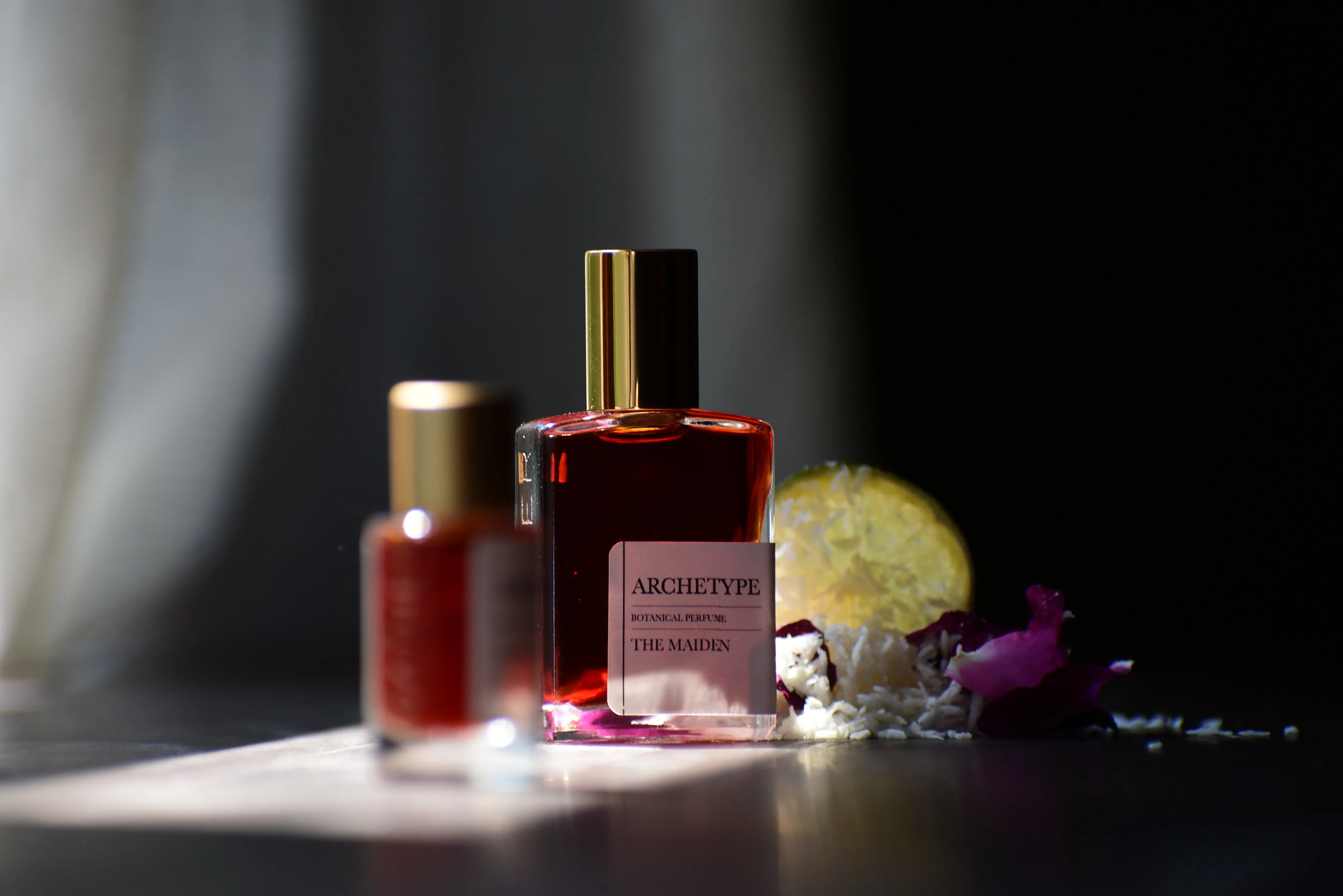 THE MAIDEN | ARCHETYPE SERIES | botanical perfume | champaca, makrut lime, grapefruit, rose, coconut