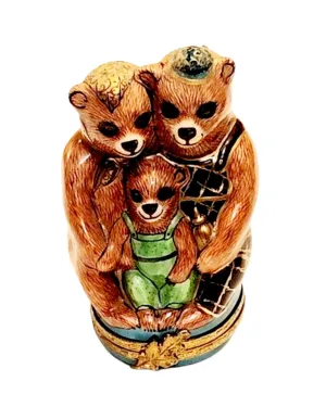 Three Bears Mamma Pappa Baby Dark Eyes