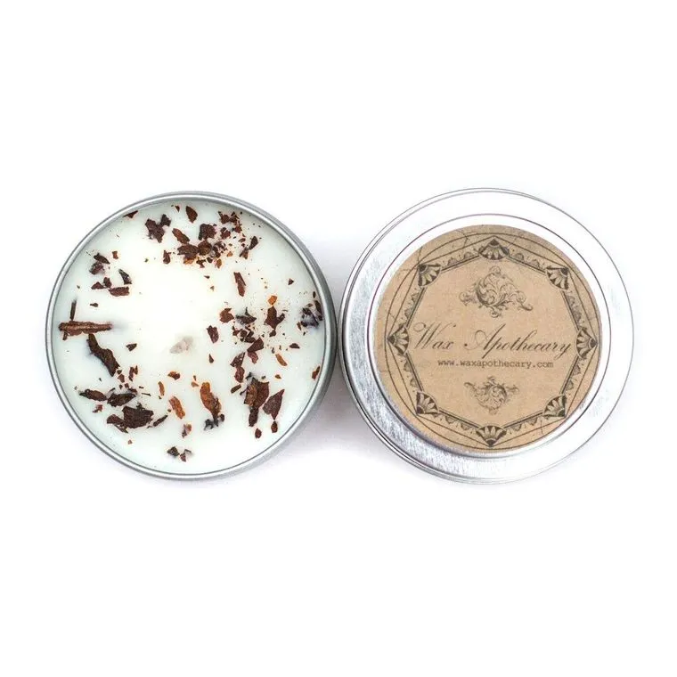 Tobacco Botanical Candle - Travel Tin
