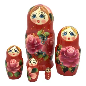 Traditional Russian Dolls Set 5