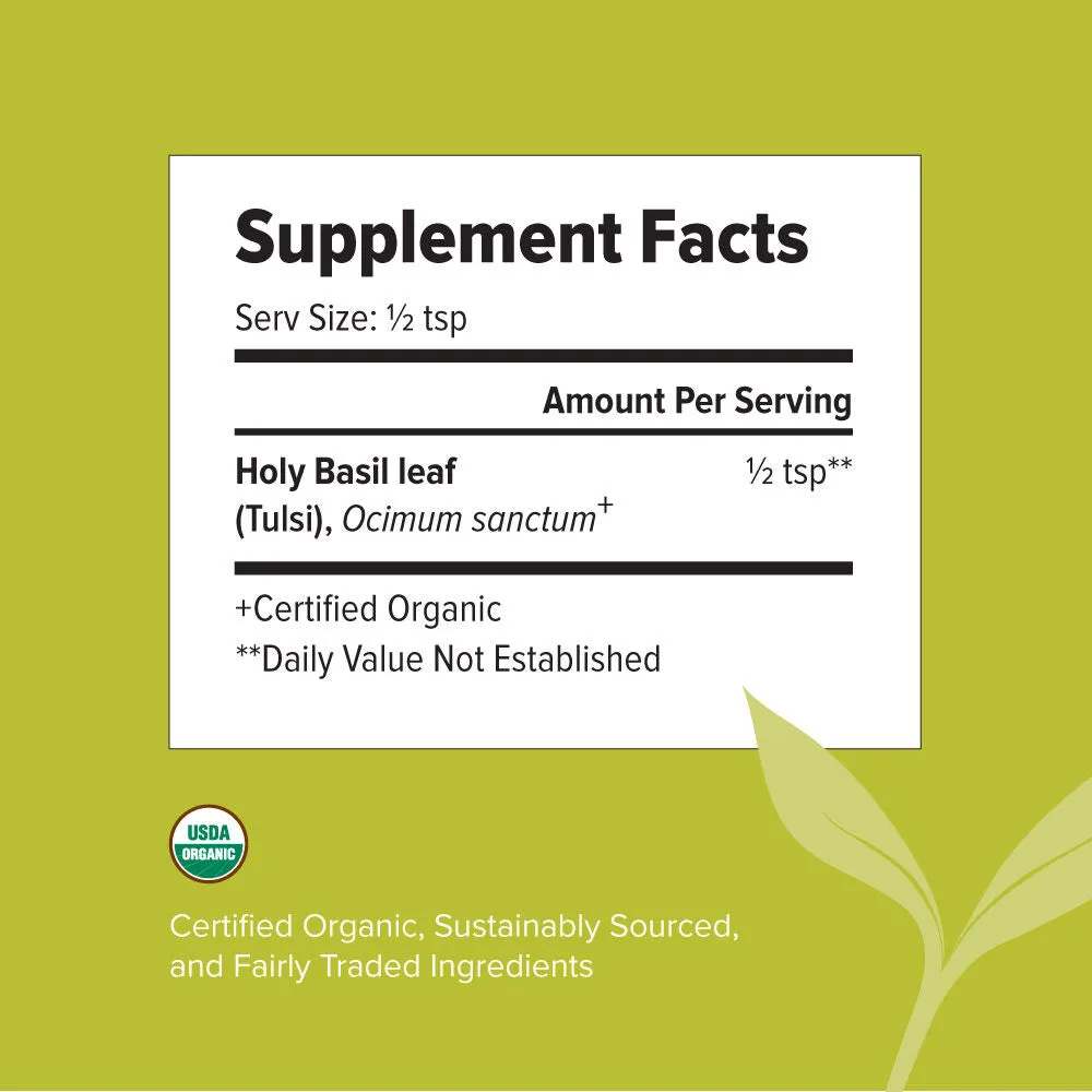 Tulsi powder - Certified Organic