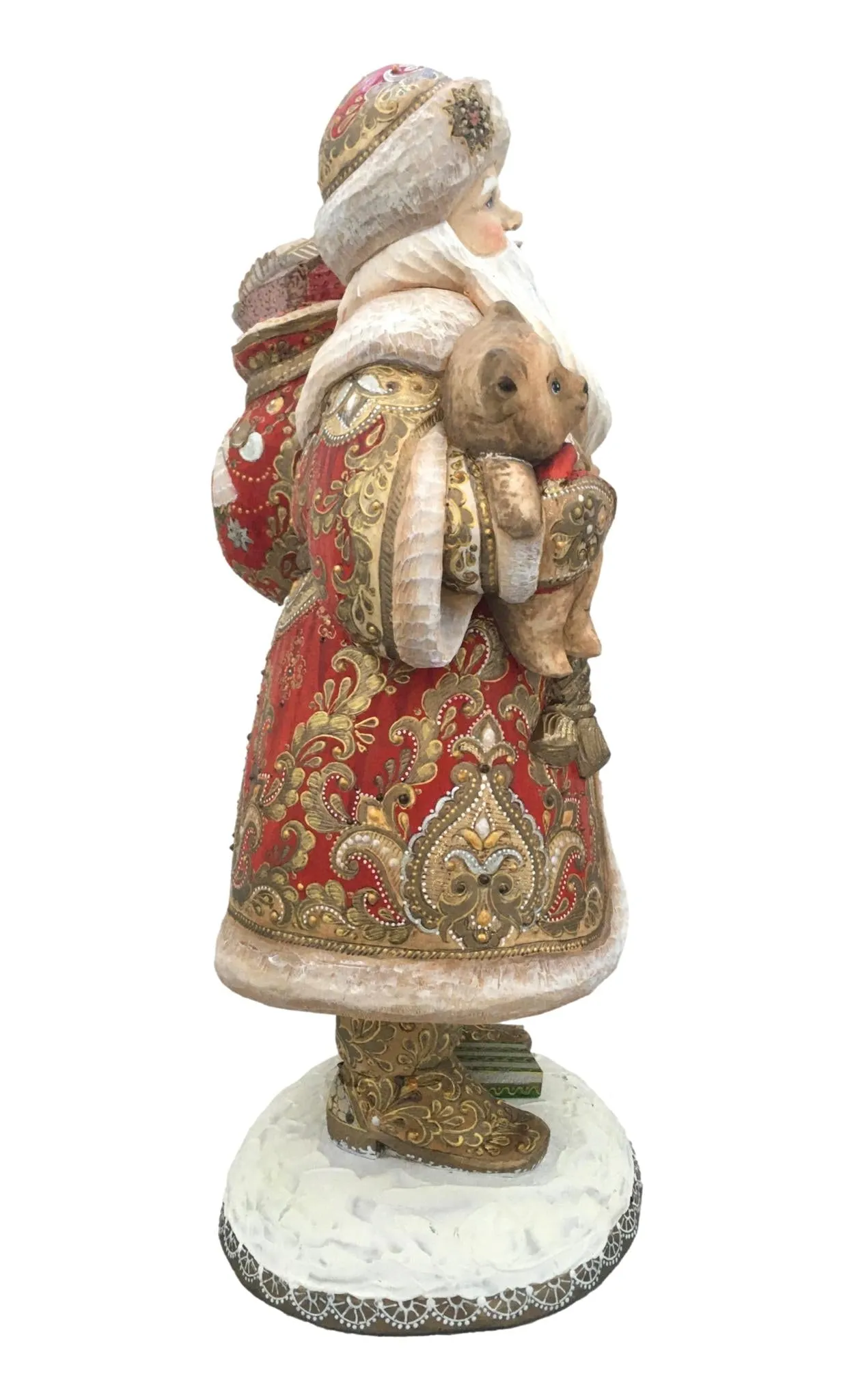 Unique Russian Father Frost with Three Bears