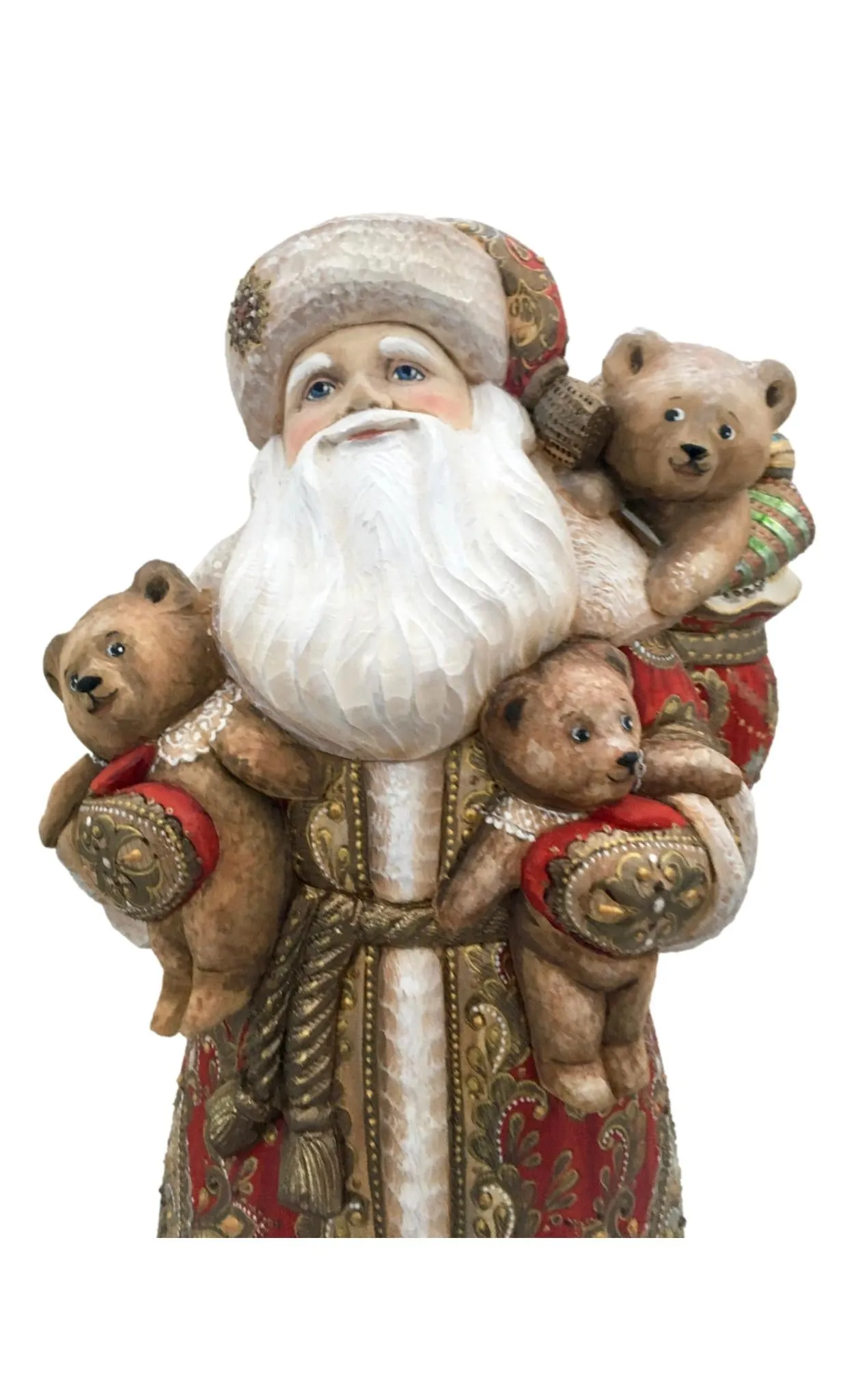 Unique Russian Father Frost with Three Bears