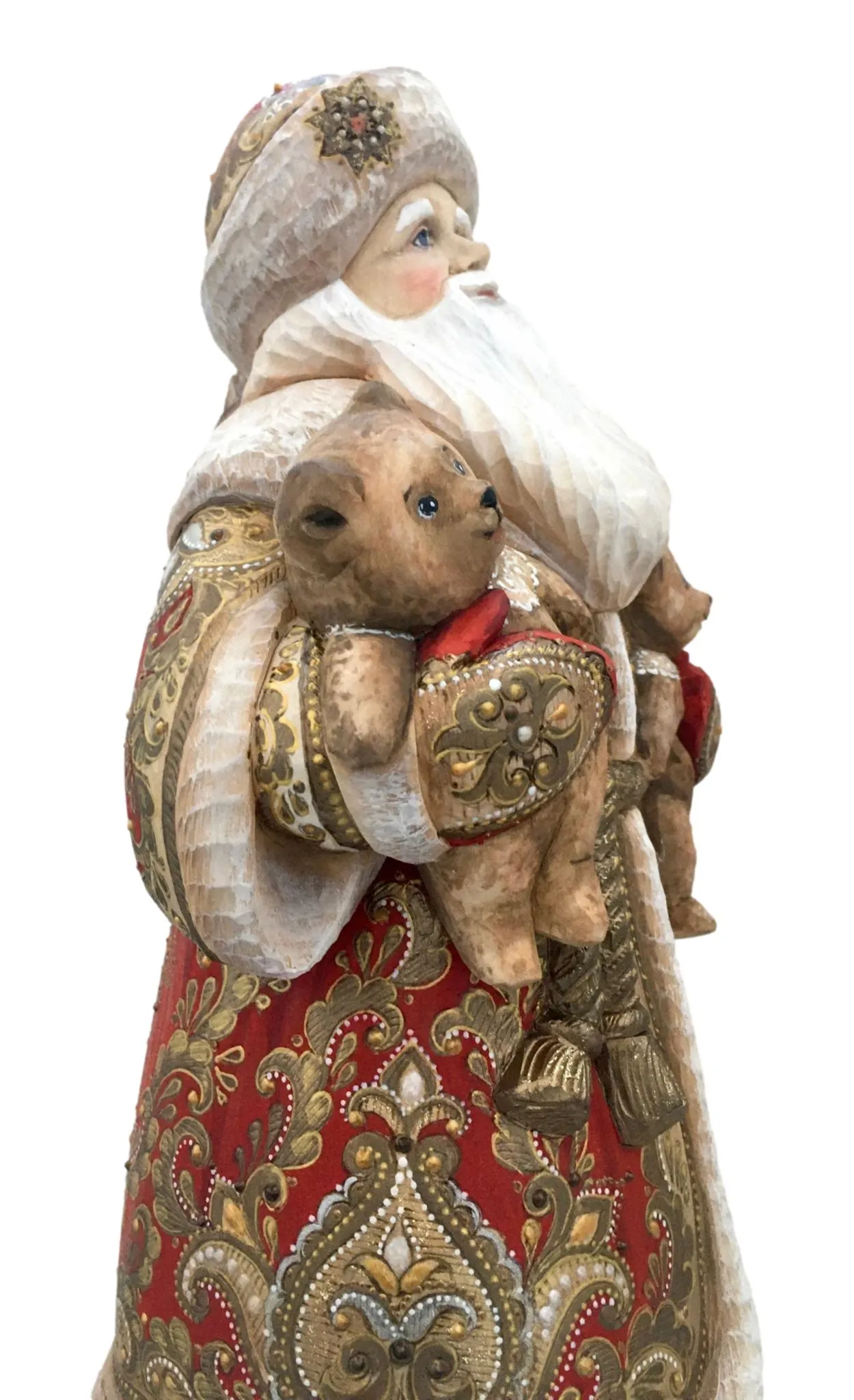 Unique Russian Father Frost with Three Bears