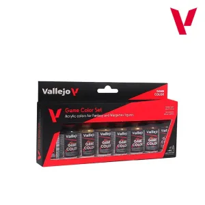 Vallejo Game Color Paint Set - Metallic Colors (8 colors)
