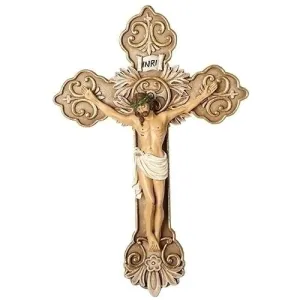 Victorian Style Crucifix 10"