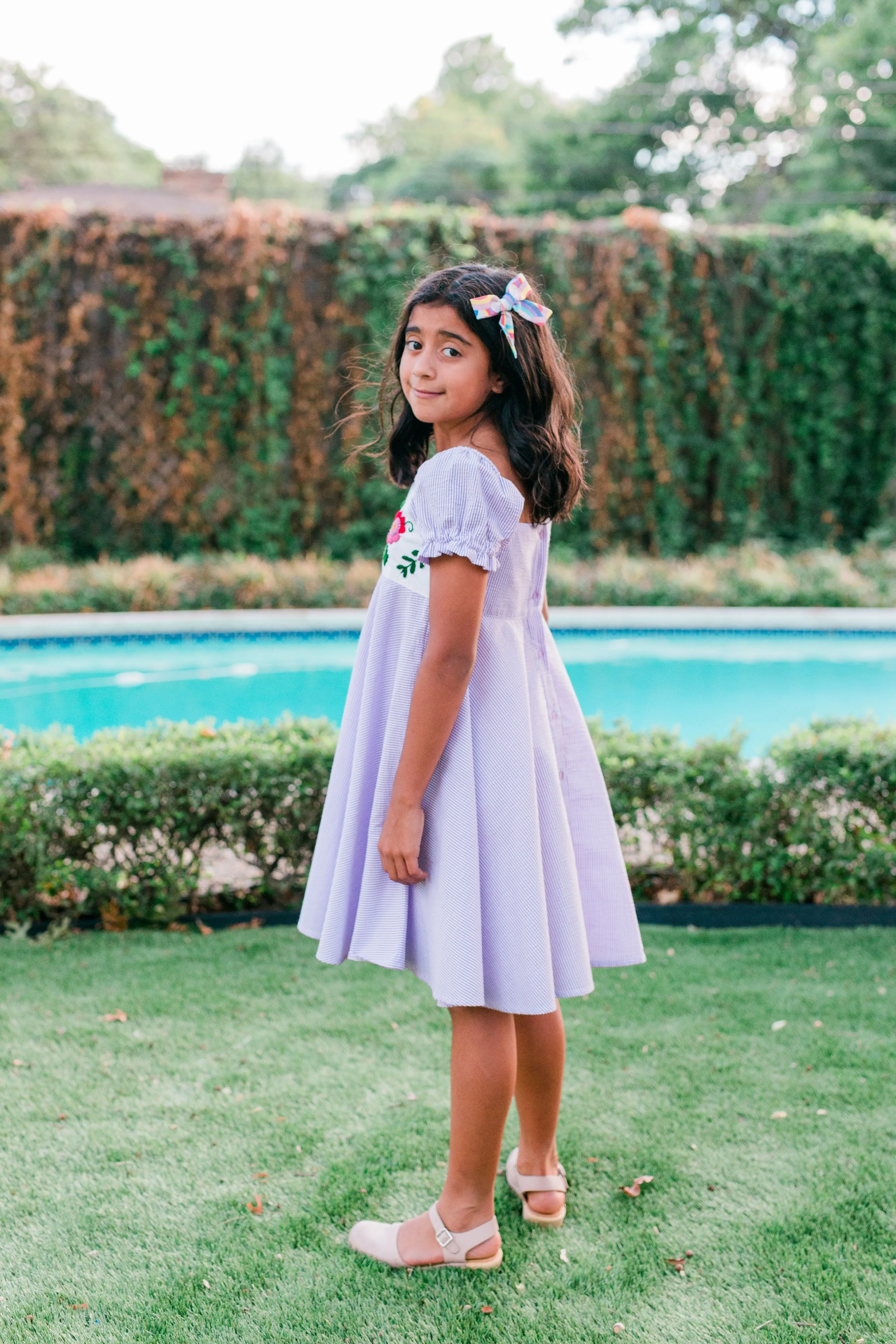 Viviana Dress in Lila
