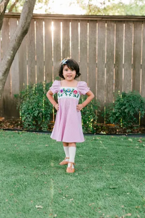 Viviana Dress in Pitaya Pink