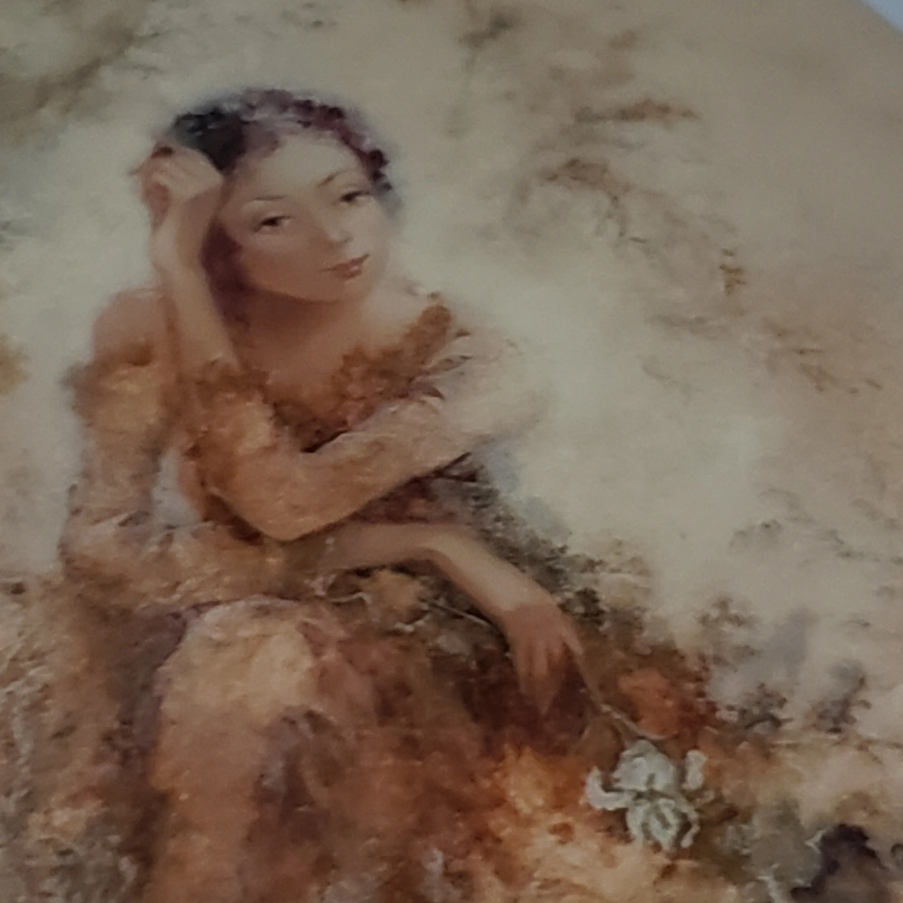 White Irish Lacquer Box by Slaeva Original Artwork