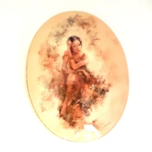White Irish Lacquer Box by Slaeva Original Artwork