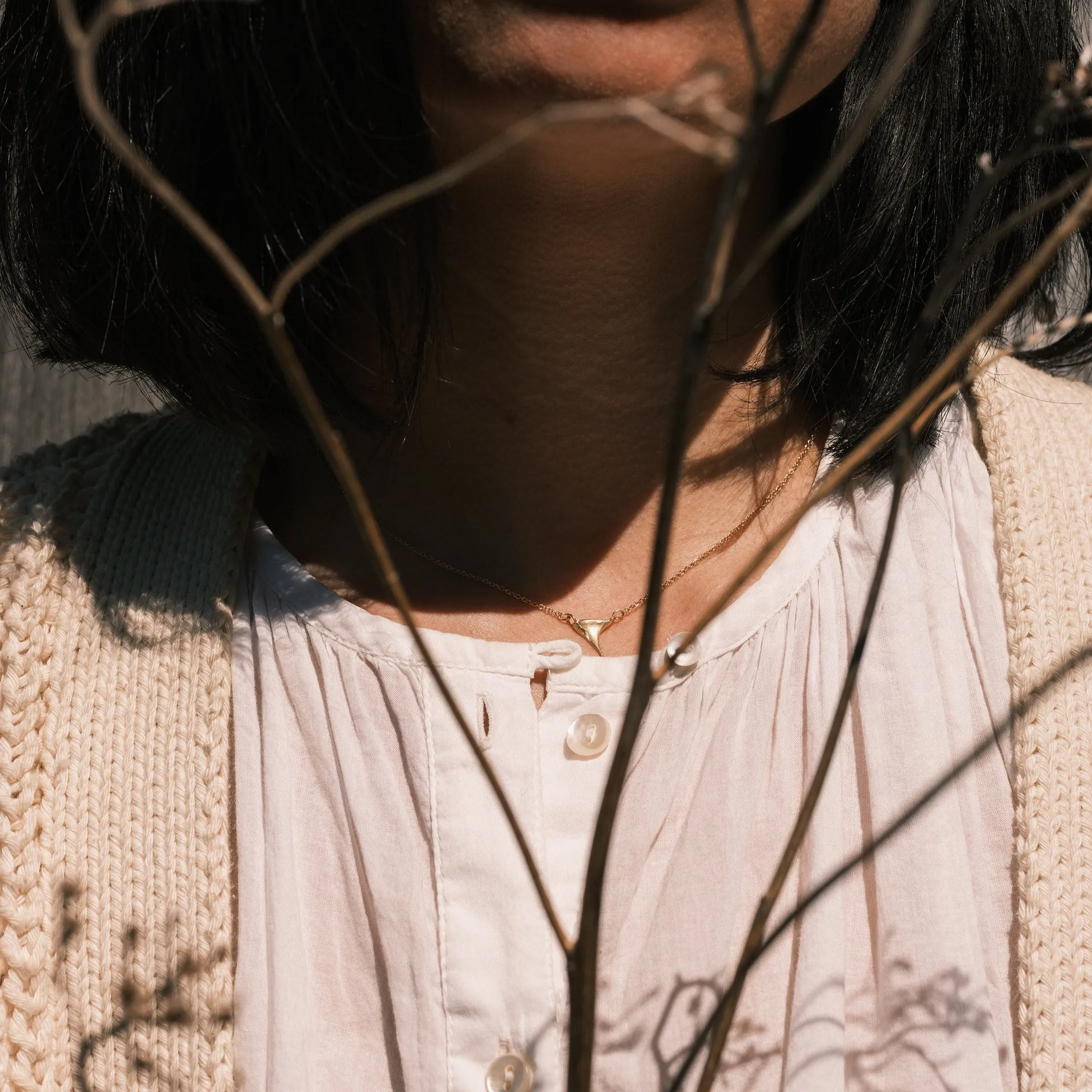 wild rose thorn necklace