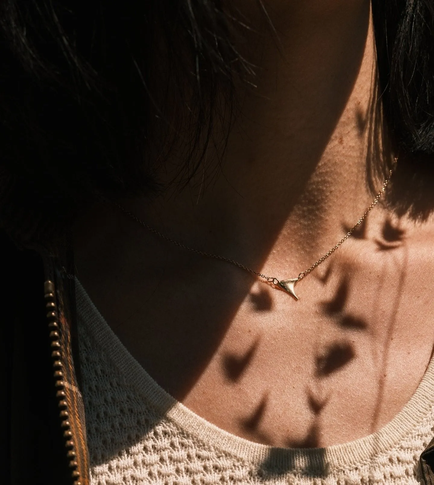 wild rose thorn necklace