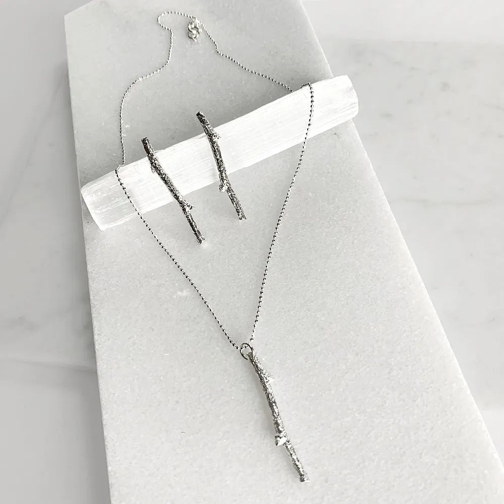 Winter Twig Post Earrings