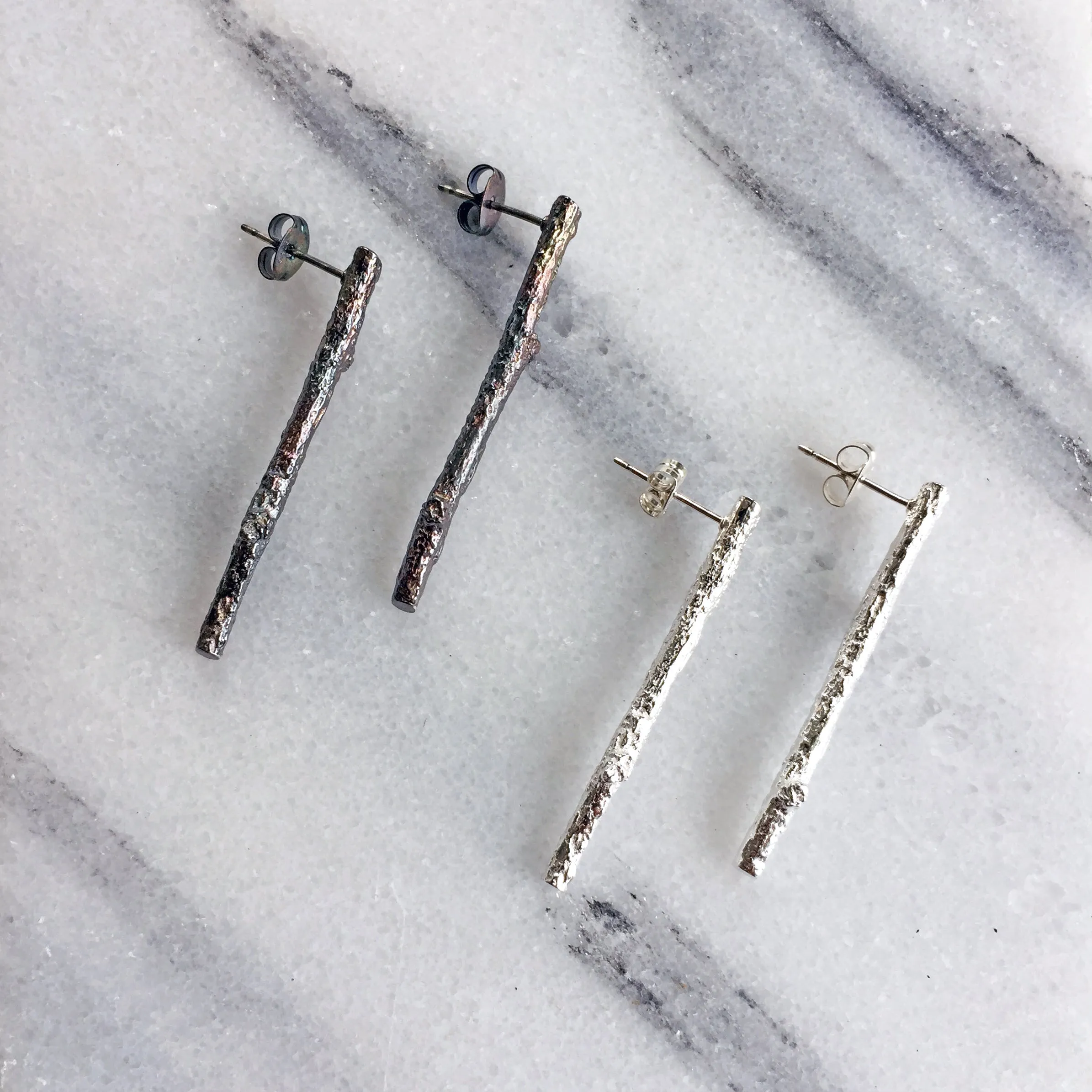 Winter Twig Post Earrings