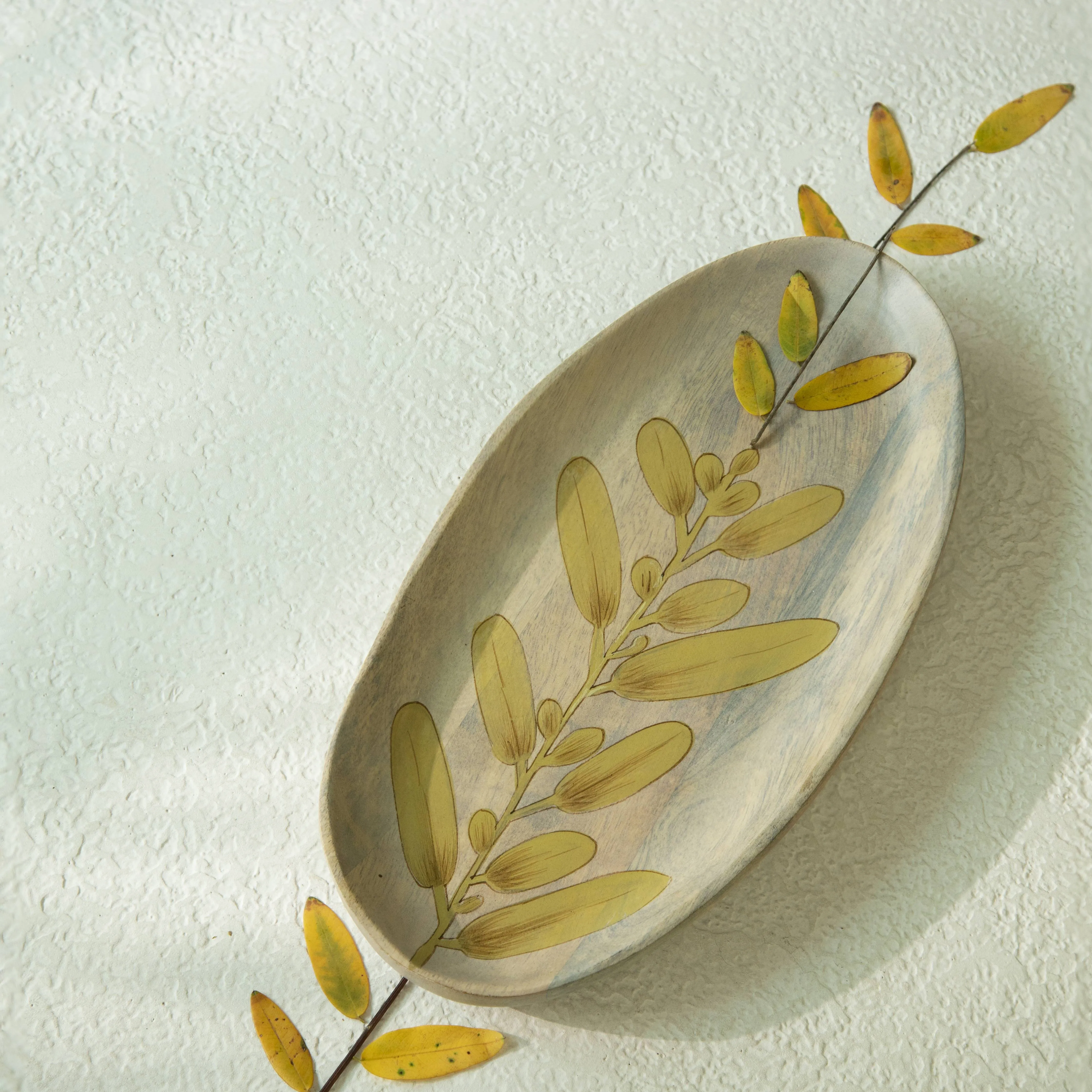 Wisteria Yellow Platter