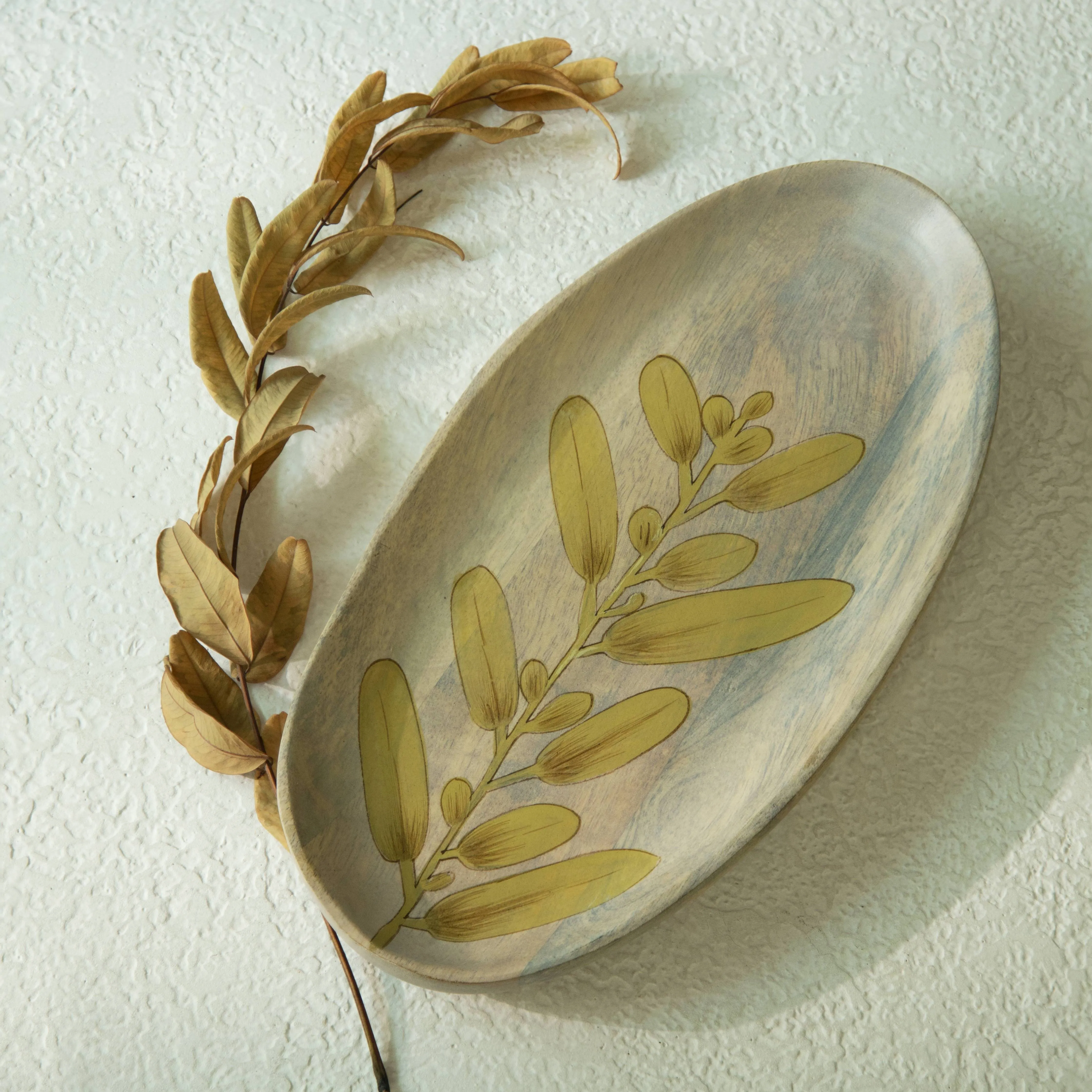Wisteria Yellow Platter