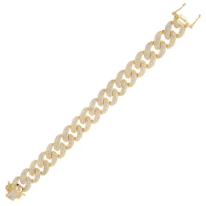 XL Pavé Chain Link Bracelet