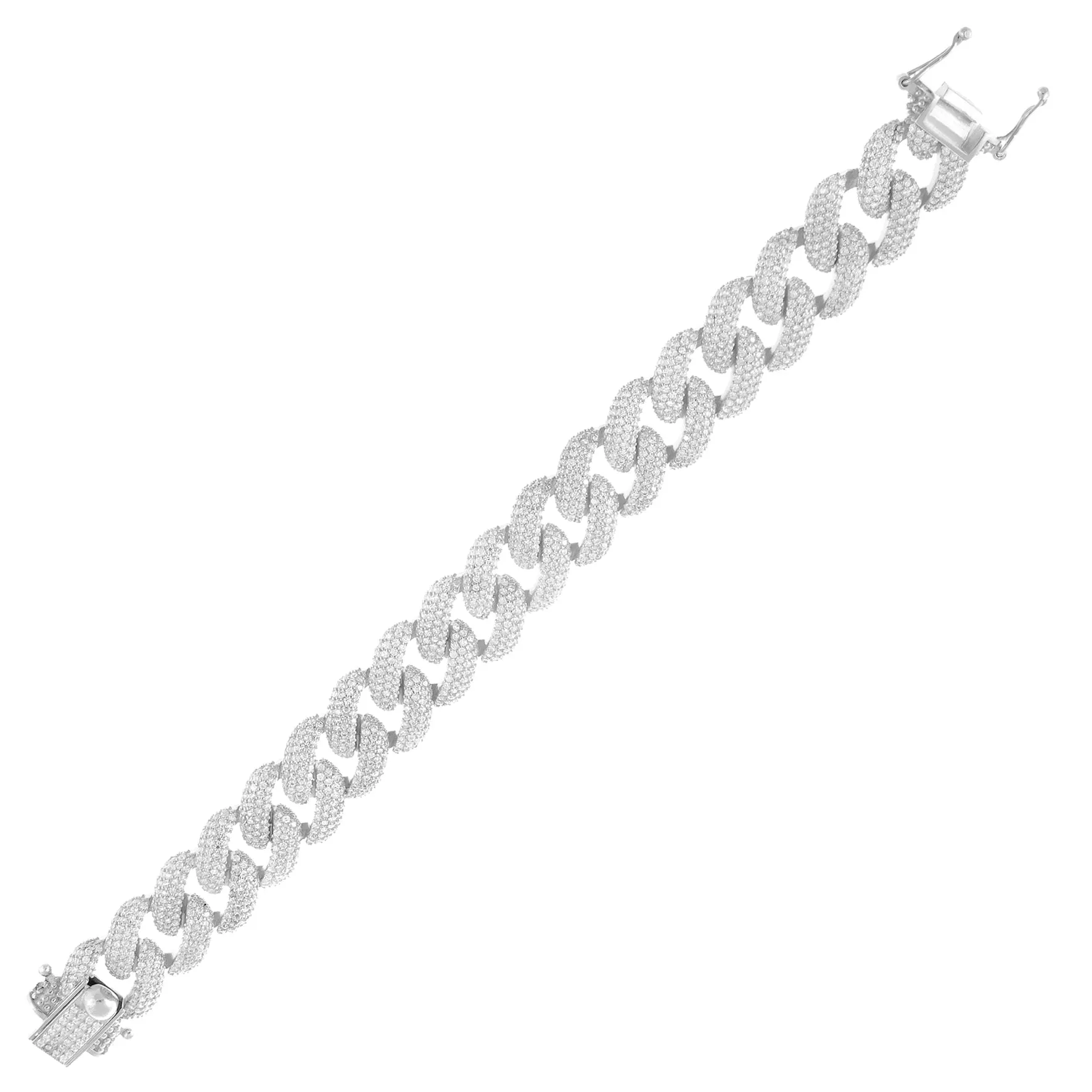 XL Pavé Chain Link Bracelet