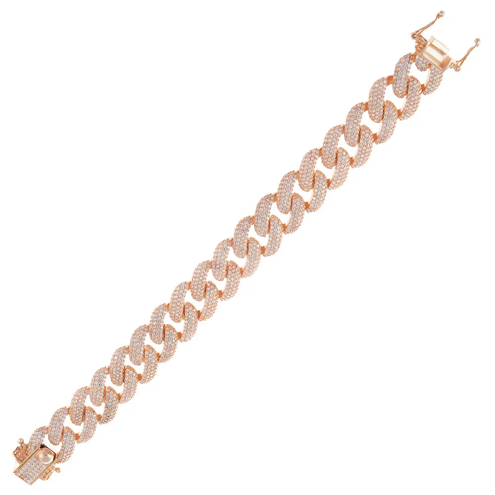 XL Pavé Chain Link Bracelet