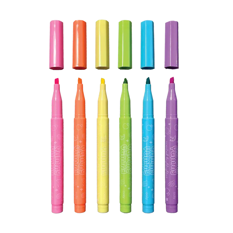 Yummy Yummy Scented Highlighters - Set of 6